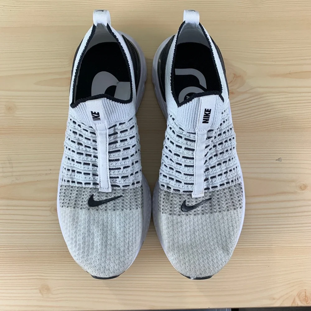 Nike Men React Phantom Flyknit 2 Shoe Size 12 Mesh Sneakers Slip On Athletic A2